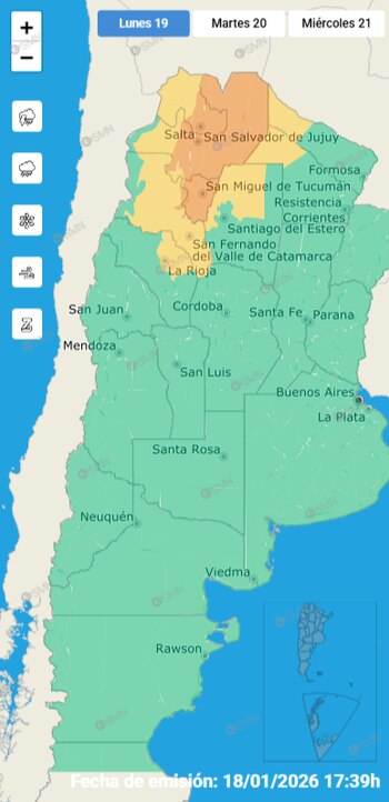 El SMN mantiene una alerta