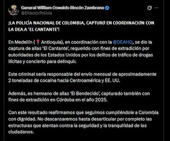 El general William Rincón Zambrano