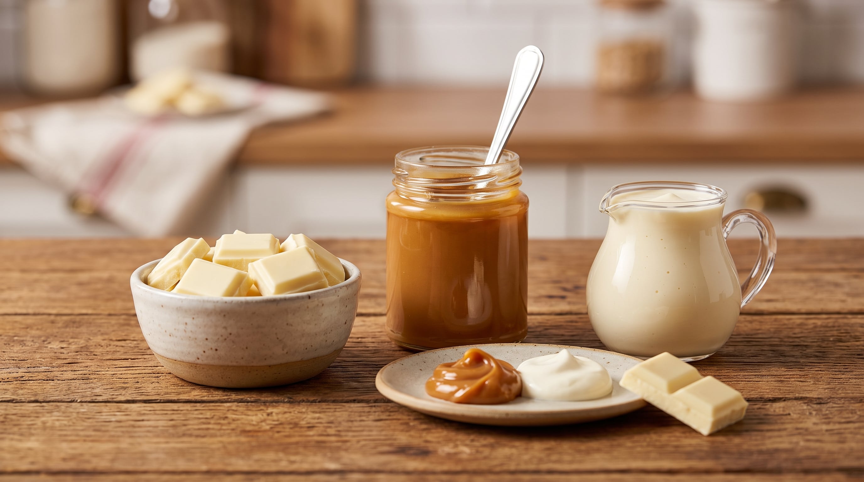 Dentro de la lista de ingredientes se encuentran chocolate blanco, dulce de leche y crema de leche (Imagen Ilustrativa Infobae)