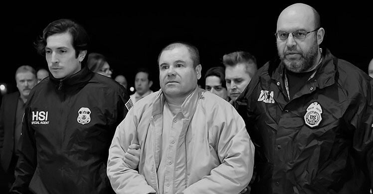 Joaquín Guzmán Loera en custodia de autoridades estadounidenses.(Foto: ICE)