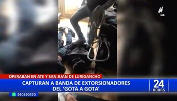 Capturan a banda criminal vinculada al 'Tren de Aragua', que operaba en San Juan de Lurigancho y Ate Vitarte.