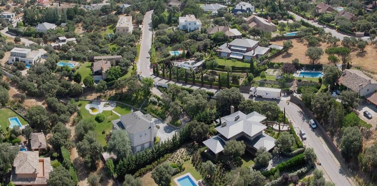 Vista aérea de la urbanización Ciudalcampo