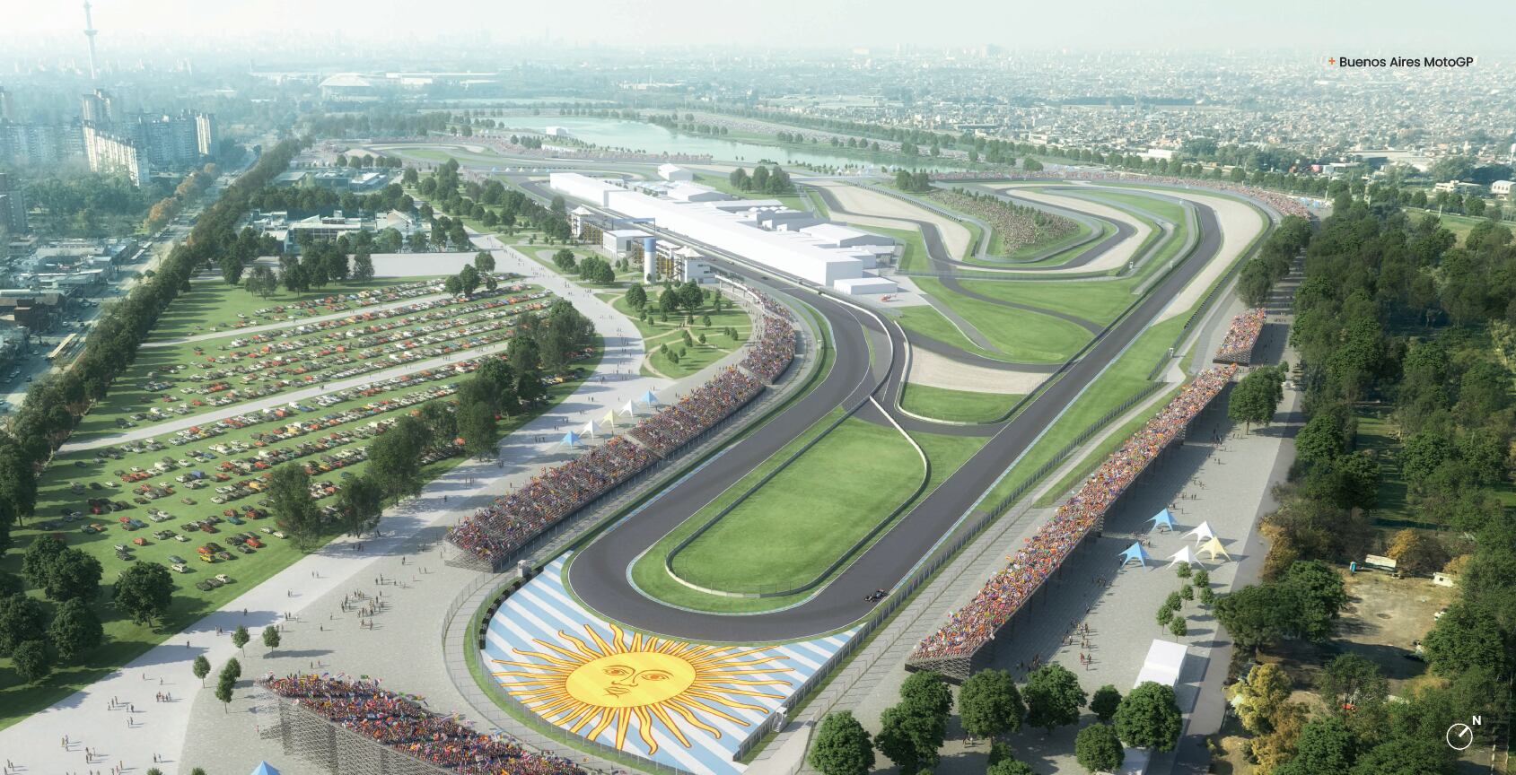 Así luciría el Autódromo de Buenos Aires con las reformas que se vienen