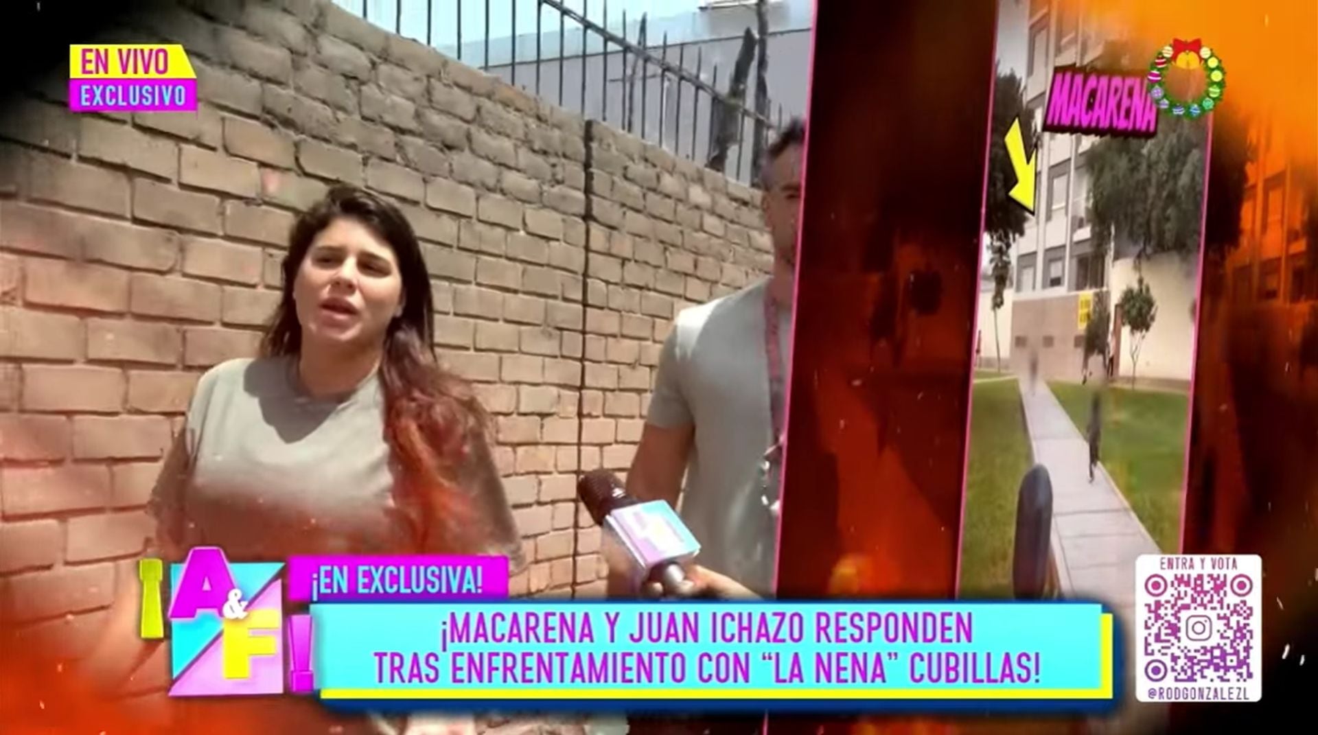 La modelo afirmó que no intervino en la disputa entre Johana Cubillas y Juan Ichazo y negó cualquier registro de los menores. Sostuvo que mantiene distancia de las situaciones familiares. (Willax TV)