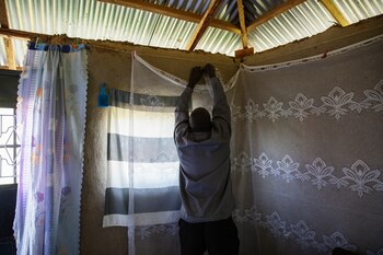 Simon Omugogo, trabajador sanitario comunitario,
