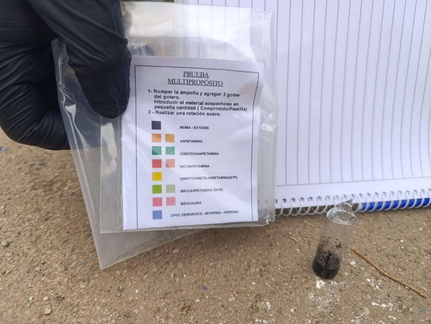 Los tests arrojaron resultado positivo para éxtasis