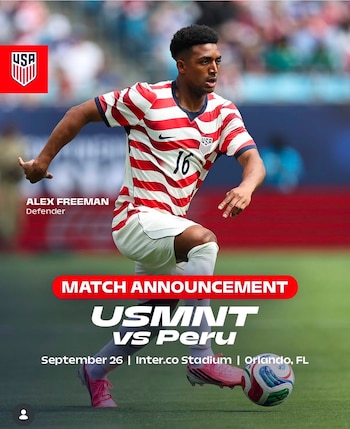 Perú se enfrentará a Estados Unidos en la fecha FIFA de setiembre.
