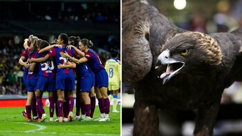 Jugadoras del Barcelona Femenil corren