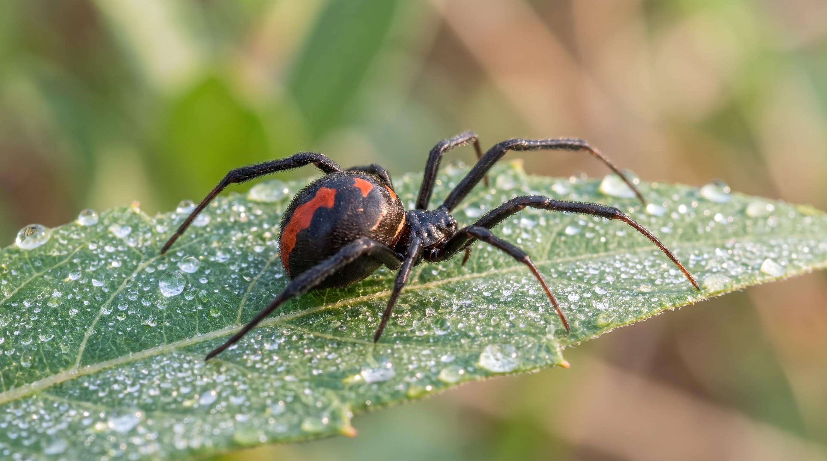 Un estudio revela un rasgo heredado detrás de la voltereta sexual de la araña espalda roja