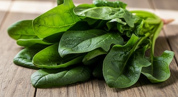 Espinaca, rúcula y col rizada