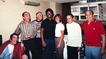 Una foto inédita que compartió