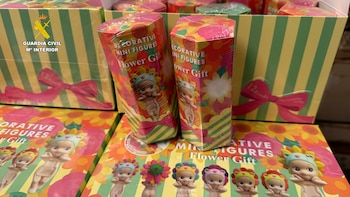 Los muñecos incautados (Guardia Civil)