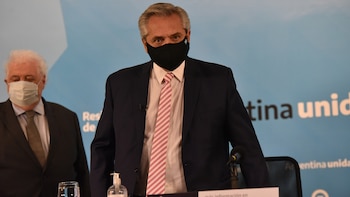 Alberto Fernández y Ginés González