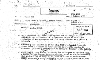 El documento desclasificado de la