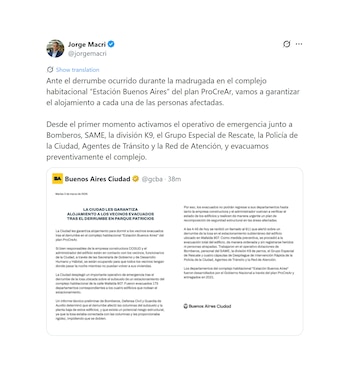 El comunicado oficial y el