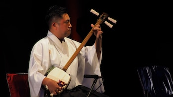 El shamisen, instrumento japonés de