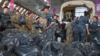 Las Fuerzas Armadas ayudaron a