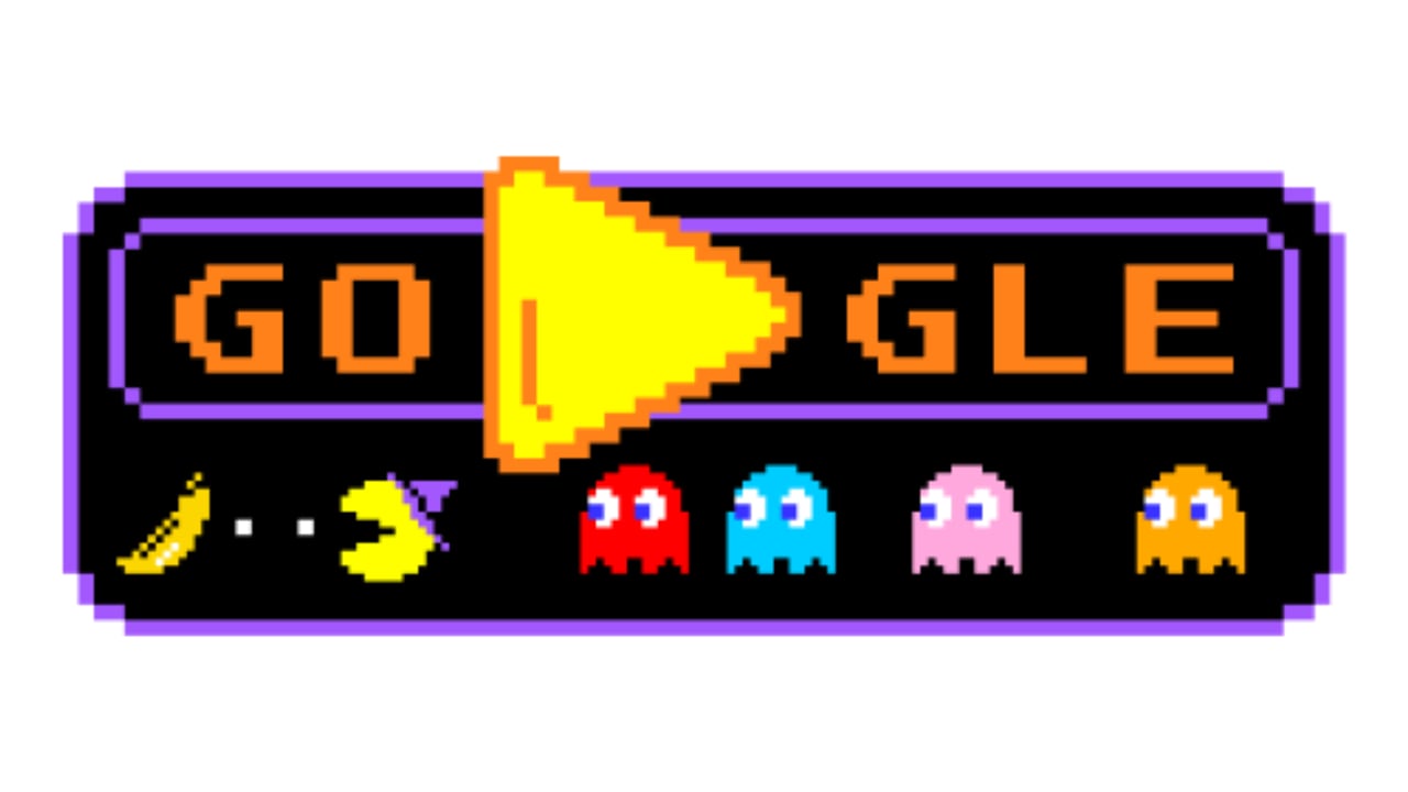 Google puso a disposición de sus usuarios en 2025 con un doodle interactivo de Pac-Man en homenaje al juego que atrapó generaciones (Google )