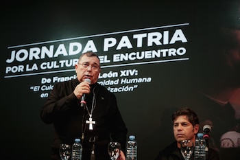 Axel Kicillof e intendentes Marcelo Colombo de la Iglesia Jornada Patria