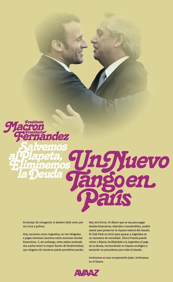 La solicitada de la ONG