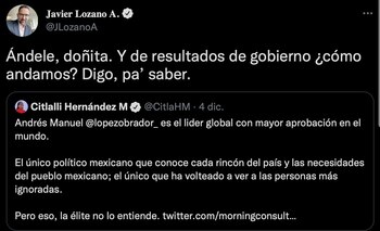 Javier Lozano arremetió contra tuit