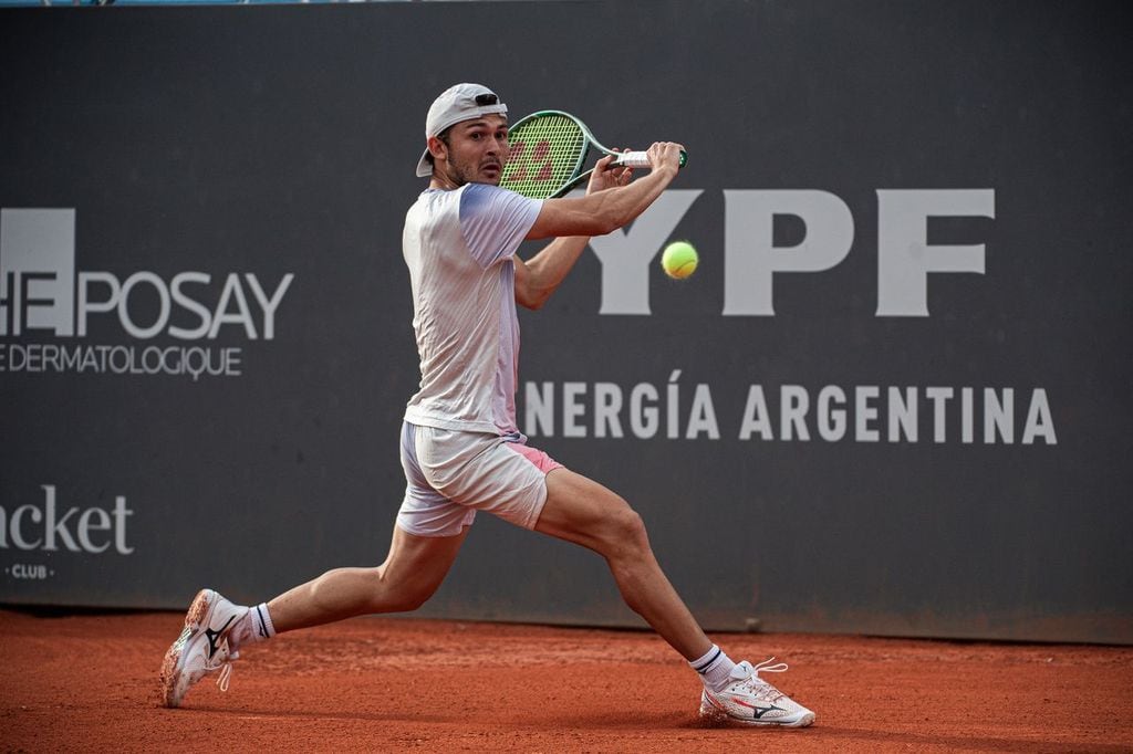 Alex Barrena se clasificó para los cuartos de final del Challenger de Buenos Aires (Crédito: Prensa Challenger de Buenos Aires)