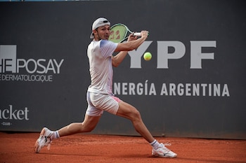 Alex Barrena se clasificó para los cuartos de final del Challenger de Buenos Aires (Crédito: Prensa Challenger de Buenos Aires)