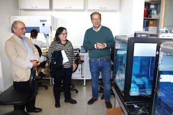 El astrónomo Gonzalo Tancredi durante