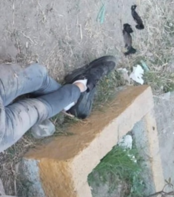 El cuerpo fue abandonado en