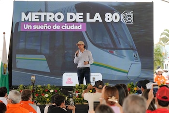 El proyecto del Metro de la 80 conectará el occidente de Medellín con un trazado de 13,25 kilómetros, 14 paradas y tres estaciones - crédito Metro de Medellín