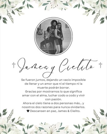 Hay dolor en amigos y familiares de la pareja por su inesperada muerte - crédito Redes sociales/Facebook