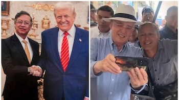 Mientras Petro presumió de foto