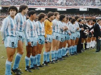 Equipo de Racing en la
