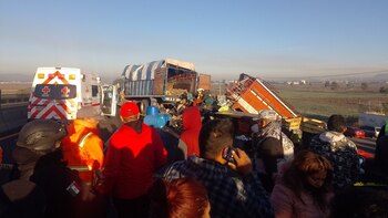 Una de las unidades se