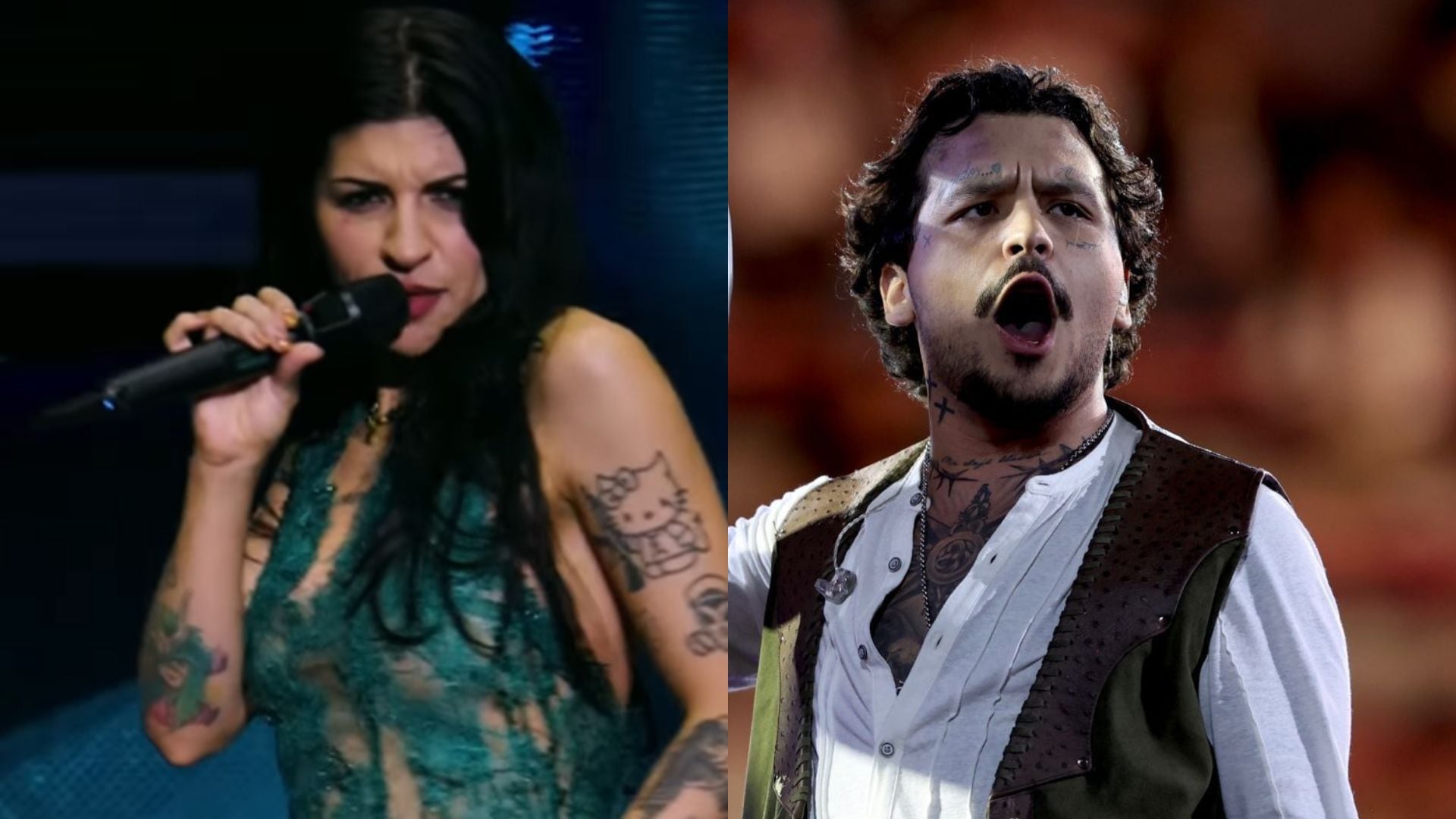 La coincidencia entre los elogios de Christian Nodal y Cazzu hacia Yailin La Más Viral encendió las redes. (Captura de pantalla/Cuartoscuro)