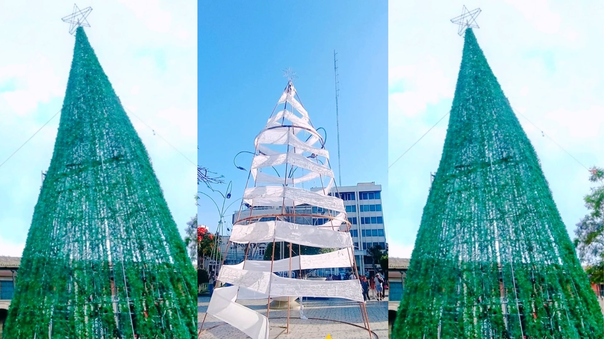 Árboles navideños en Chiclayo y Ayacucho generan críticas por su diseño y calidad| TVO Noticias