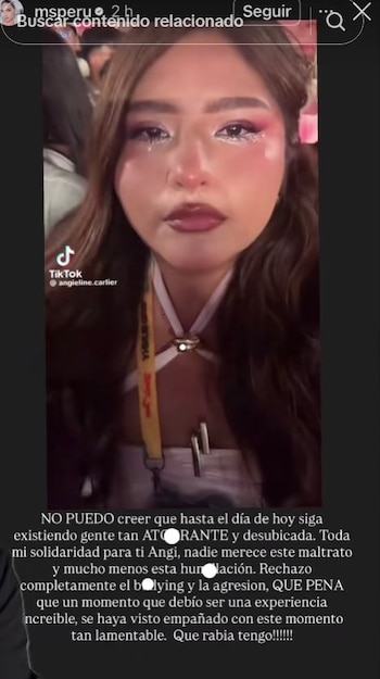 Con un mensaje directo, Natalie