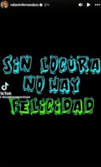 Las frases de Rafael Fernández que encendieron las redes tras la boda de Karla Tarazona. Captura: IG @Rafael Fernández.