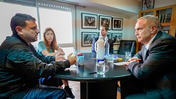 El precandidato presidencial Juan Grabois