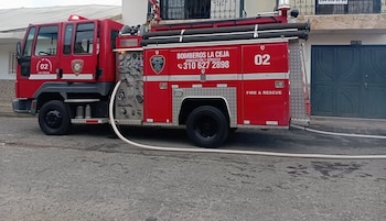 El Cuerpo de Bomberos Voluntarios de La Ceja iniciará acciones legales contra el presunto agresor identificado como familiar de los dueños de la vivienda - Bomberos La Ceja/Facebook