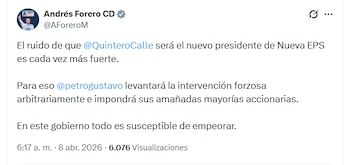 - crédito @AForeroM/X