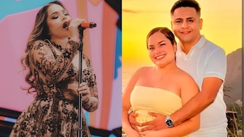 Jhon Peña, músico de Corazón Serrano, confirma su relación con Lesly Águila: “Jamás me he colgado de nadie”