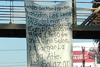 En Mexicali, Los Salazar colgaron