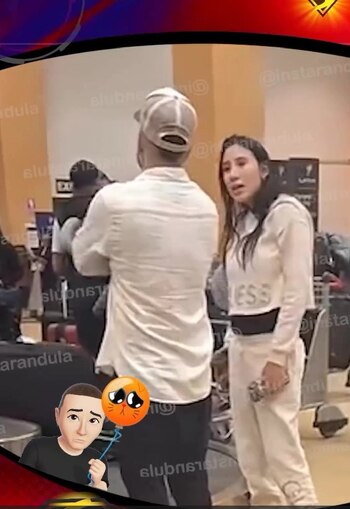 Samahara Lobatón visiblemente enfadada con