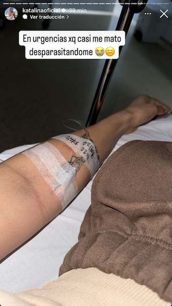 Así terminó Katalina Gómez tras