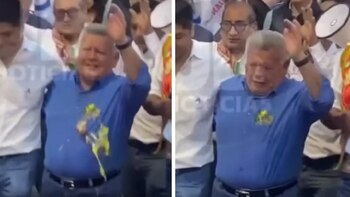 César Acuña recibe ‘huevavo’ y