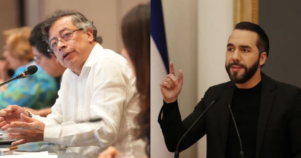 El Salvador: Presidente Bukele responde a Petro y ofrece enviar sus presos a Colombia - Infobae
