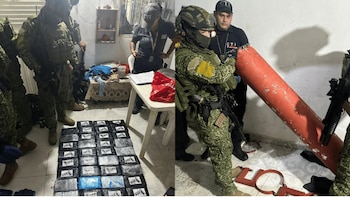 La droga estaba camuflada en