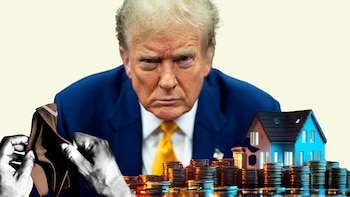 Donald Trump. (Montaje Infobae)