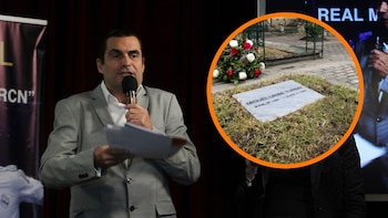 Rafa Taibo visitó la tumba de Miguel Uribe Turbay en Bogotá: dispositivo paranormal se disparó